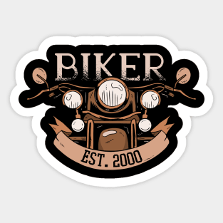 Biker Sticker